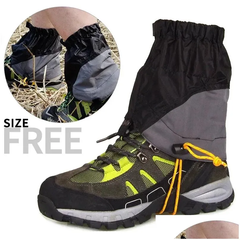 Accessories Outdoor Sports Sand Trekking Gaiters Snow Climbing Shoes Protection Cover Hiking Skiing Walking Waterproof Skate Short