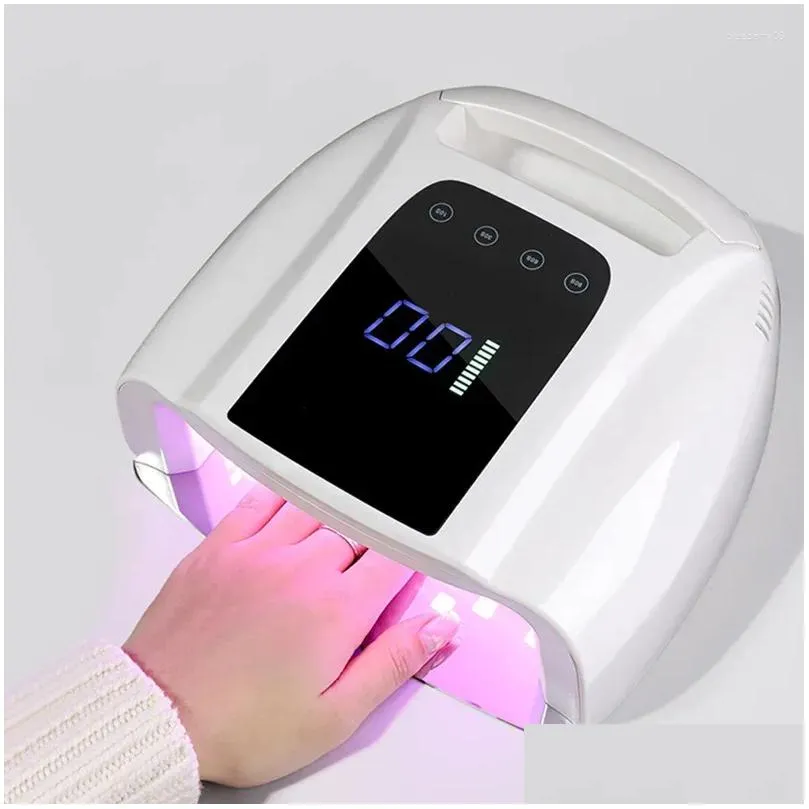 Nail Dryers 2024 Rechargeable Lamp With Handle Cordless Gel Polish Dryer LED Light For Nails Wireless UV