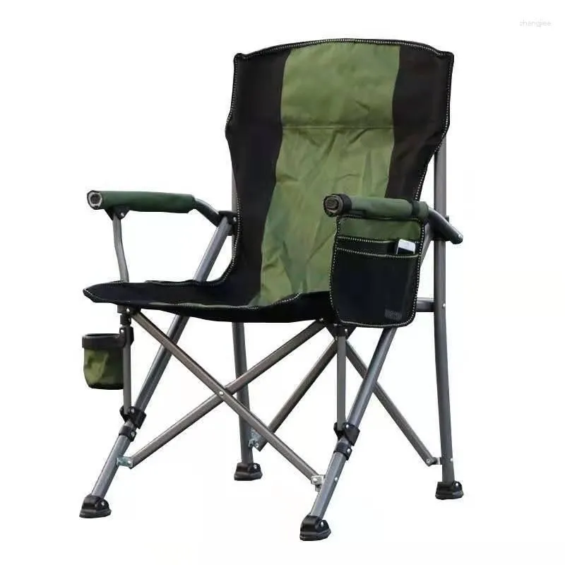 Camp Furniture 2023 Year Aoliviya Official Outdoor Portable Large Armchair Leisure Car Camping Director Chair Backrest Comfortable