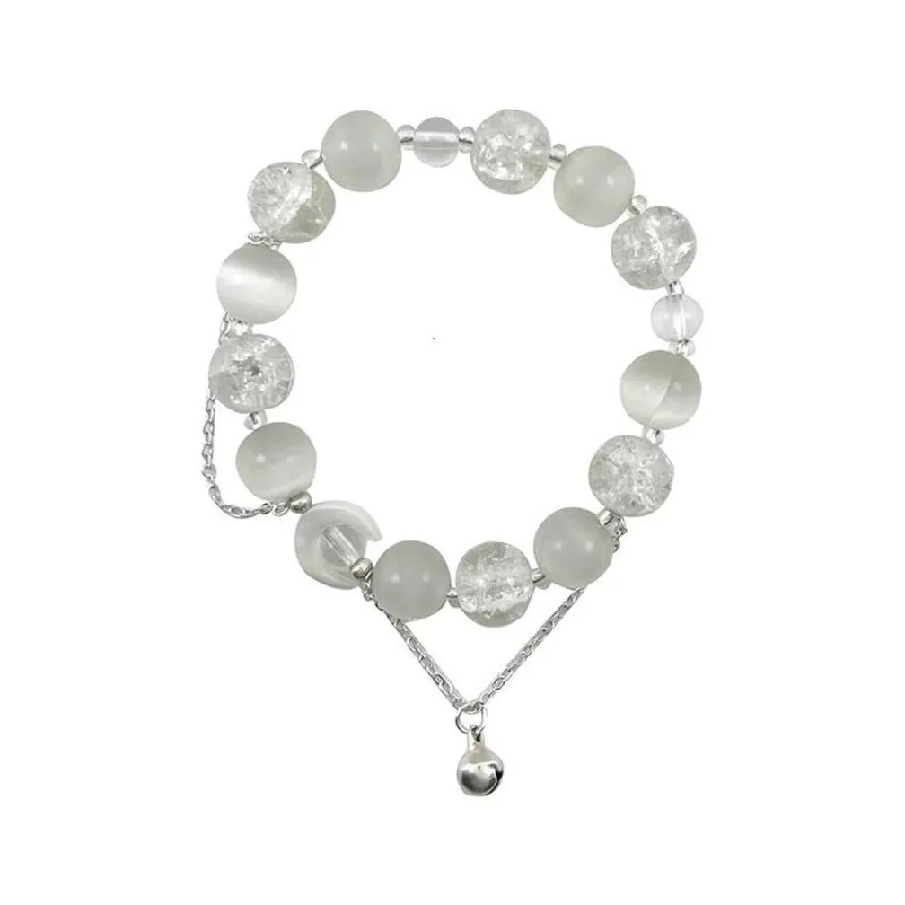 New Chinese Style Cool Cats Eye Stone Bracelet for Women Light Luxury Niche Exquisite and High-end Feel Men