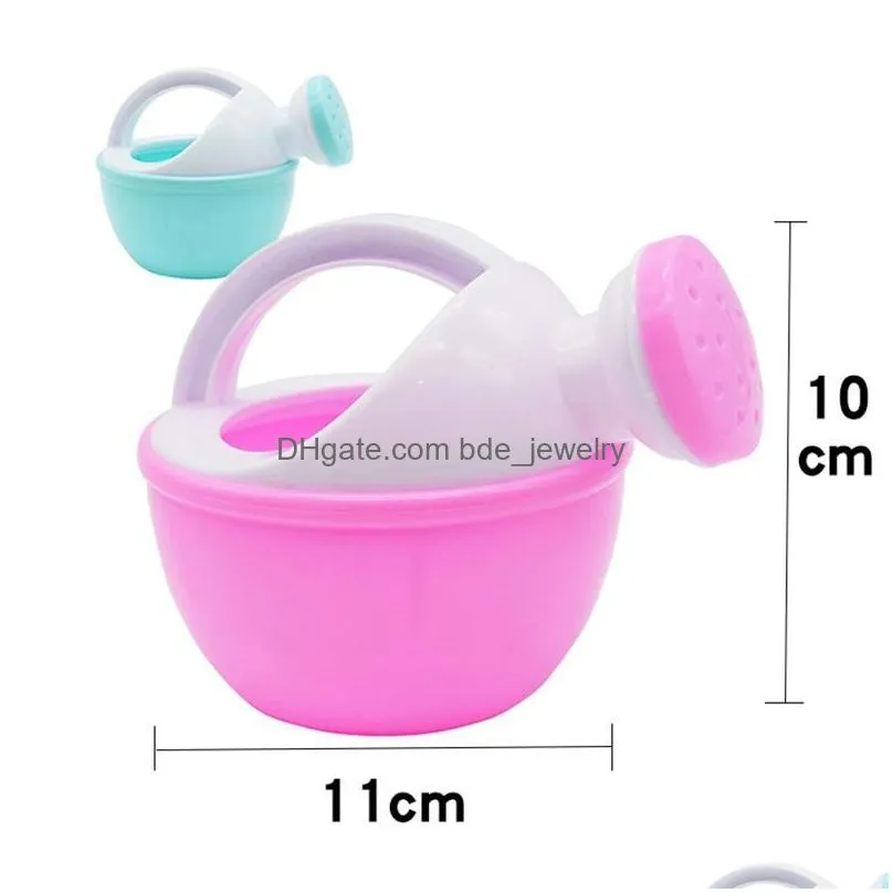 1pcs baby bath toy colorful plastic watering can watering pot beach toy play sand for children kids gift2822063
