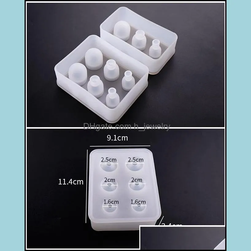 Molds Egg Sile Mold Easter Making Transparent For Uv Resin 3 Or 6 Cavity Epoxy Craft Supplies Drop Delivery Jewelry Tools Equ Dhgarden Dhvxj