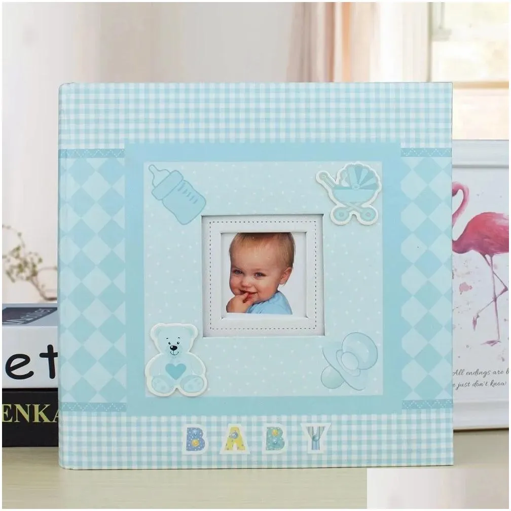 Picture Frames Baby Growth Commemorative Album Kindergarten Graduation Gift Postcard Storage Birthday 6-inch Po Album 200 Sheets