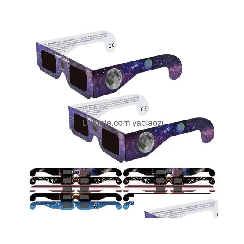 safe solar eclipse viewing glasses solar eclipse glasses harmful rays protection for direct sun viewing frame eclipse sunglasses