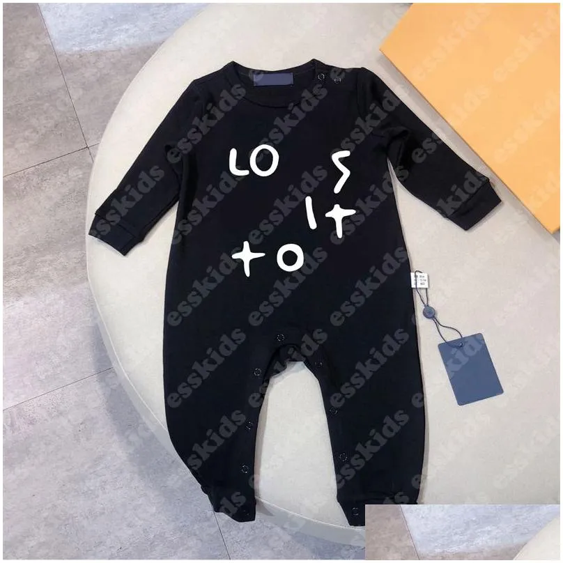 New Born Baby Onesies Luxury Designer Rompers Newborn Sets Jumpsuits Brand Girls Boys Clothes Romper Overalls Jumpsuit Kids Bodysuit For