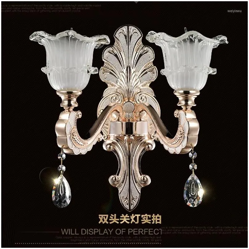 Wall Lamps Bathroom Aisle Stair Club El Bedroom Bedside Light Home Lighting Industrial Lamp Modern Crystal Sconces