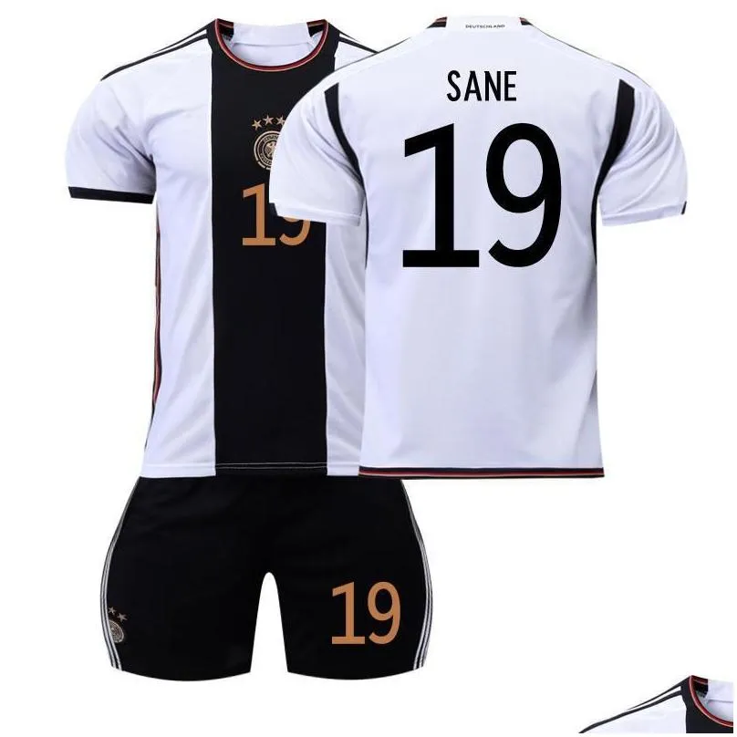 23 Germany home jersey No. 13 Muller 19 Sane 7 Haverz 8 Kroos football suit set