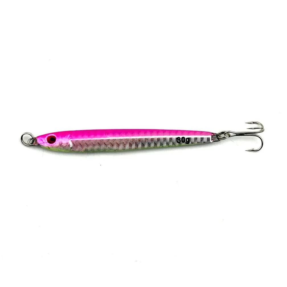 20pcslot 30g Metal Jigs Sea Fishing Hard Bait Spoon Fishing Tackle Lures Lead Bait2624526