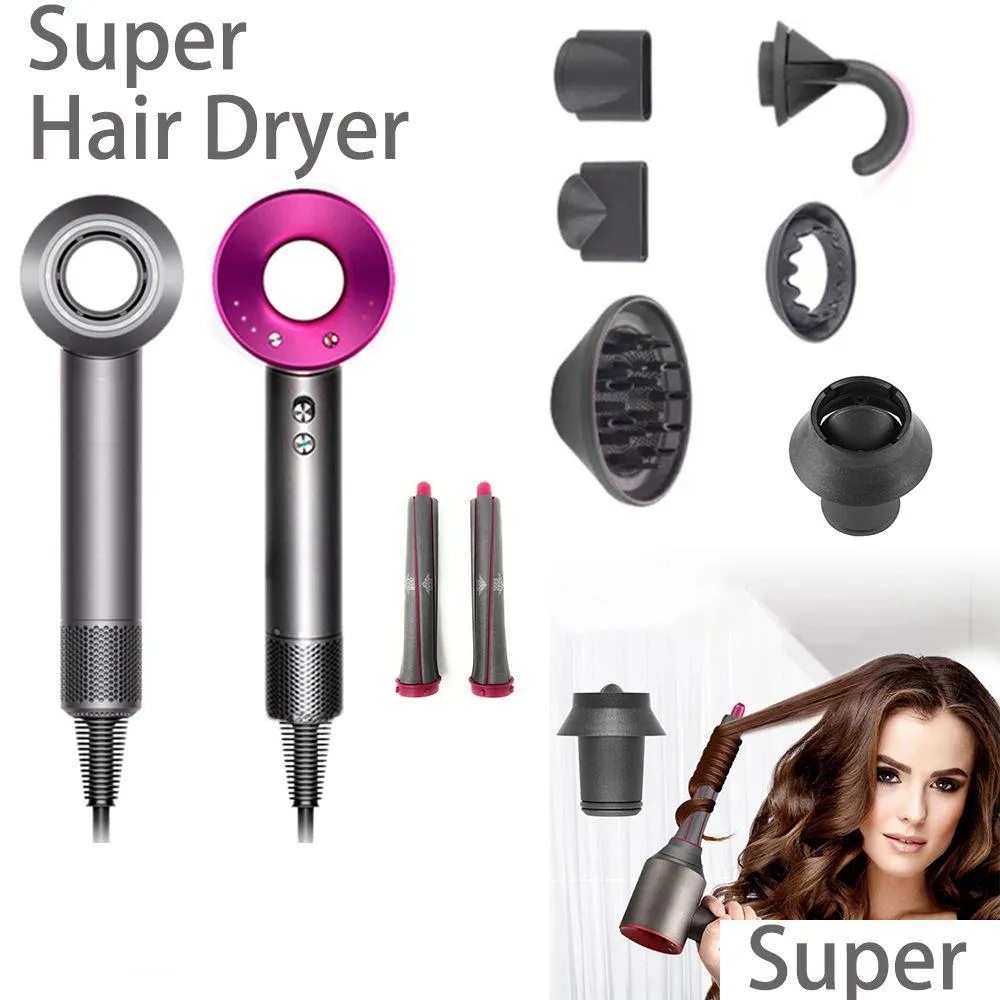 Hair Dryers Negative Ionic Professional Salon Blow Powerf Travel Homeuse Cold Wind 221018 Drop Delivery Dhlxi