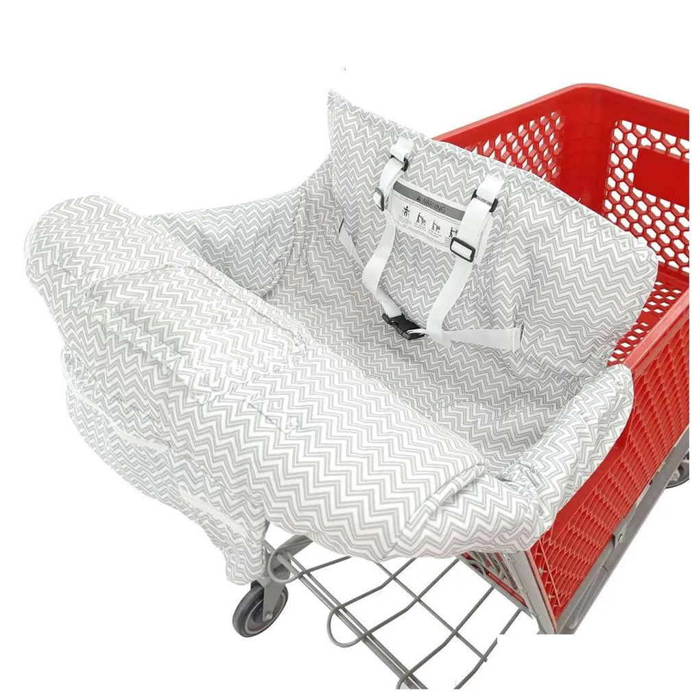 Stroller Parts Accessories Accessories 2 In 1 Washable Trolley Protection Comfortable Safety Shopping Cart Cover Phone Foldable For Baby High Chair