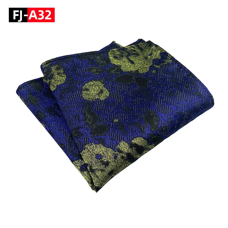 Neck Ties Fashionable Suit Men Paisley Tie Pattern Pocket Square Handkerchief Silk Hankies For Drop Delivery Fashion Accessories Otg21