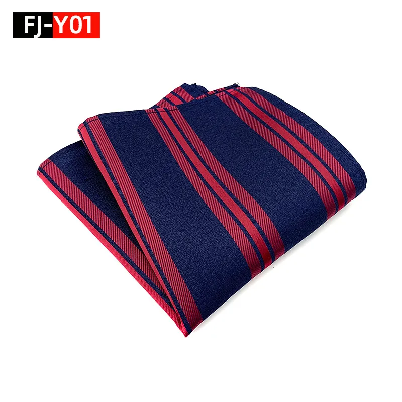Neck Ties Fashionable Suit Men Paisley Tie Pattern Pocket Square Handkerchief Silk Hankies For Drop Delivery Fashion Accessories Otn6A