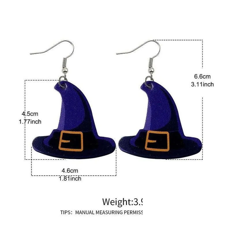 Dangle & Chandelier Halloween Christmas Theme Leather Earrings Skl Pumpkin Print Drop Earring Jewelry Gifts For Women Girls Wholesale Dhllt