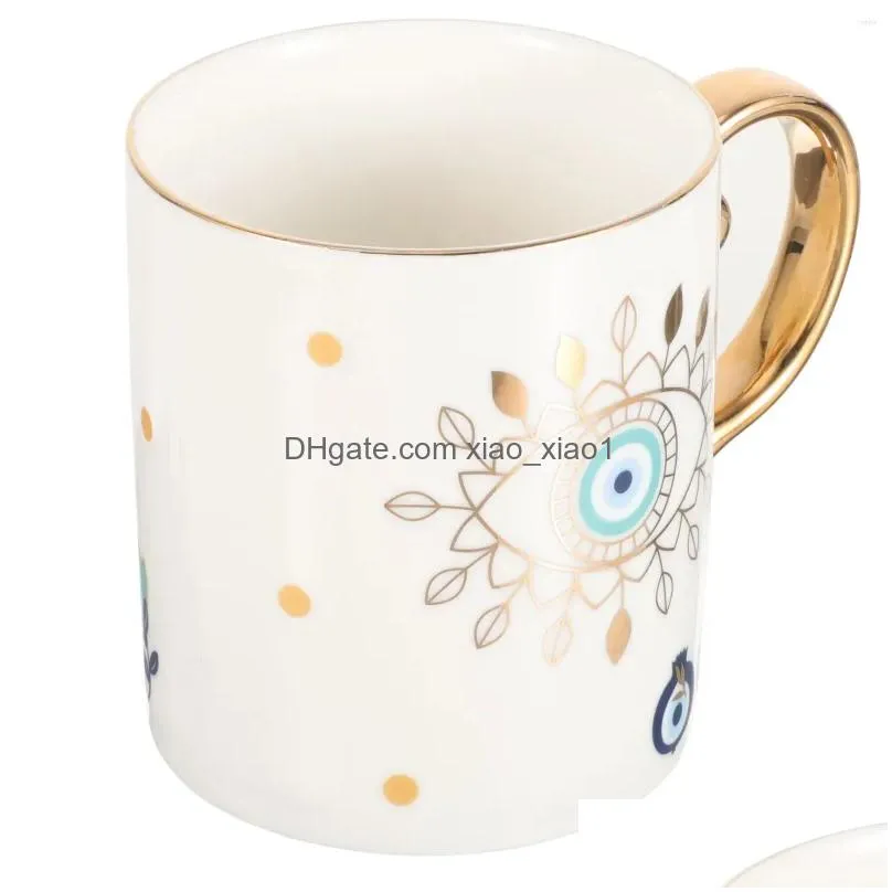 dinnerware sets ceramic coffee mug evil eye espresso cup turkish tea cute water vintage drink