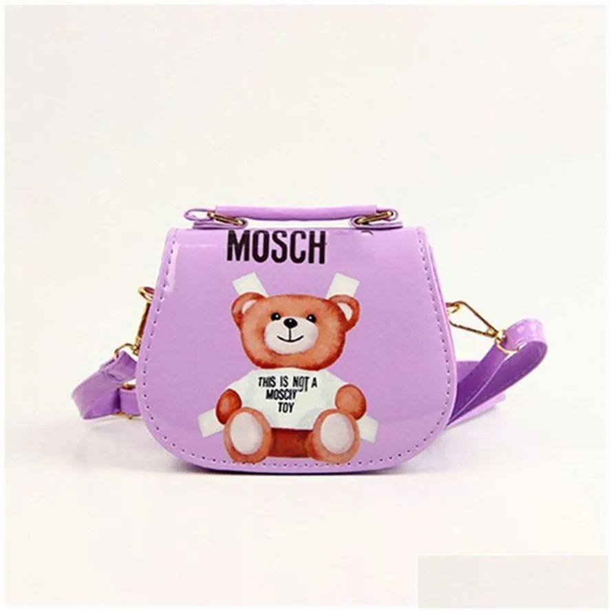 Designer children`s schoolbag jelly messenger bag fashion baby girl shoulder handbag baby purse Girl mini candy color bag baby bag a15