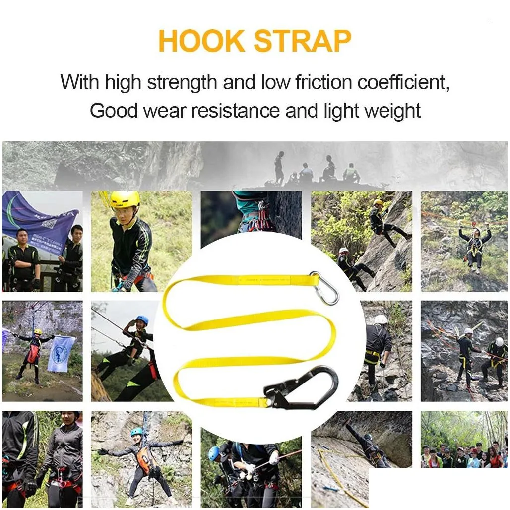 Climbing Ropes Safety Belts Harness Reliable Climb Accessory Simple Practical Protective Gear Hanging Rope Accessories Climbing Equipment