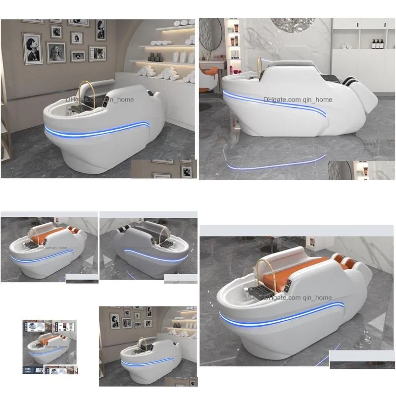automatic intelligent electric massage shampoo bed barbershop special hair treatment water cycle nourishing bed salon furniture salon shampoo