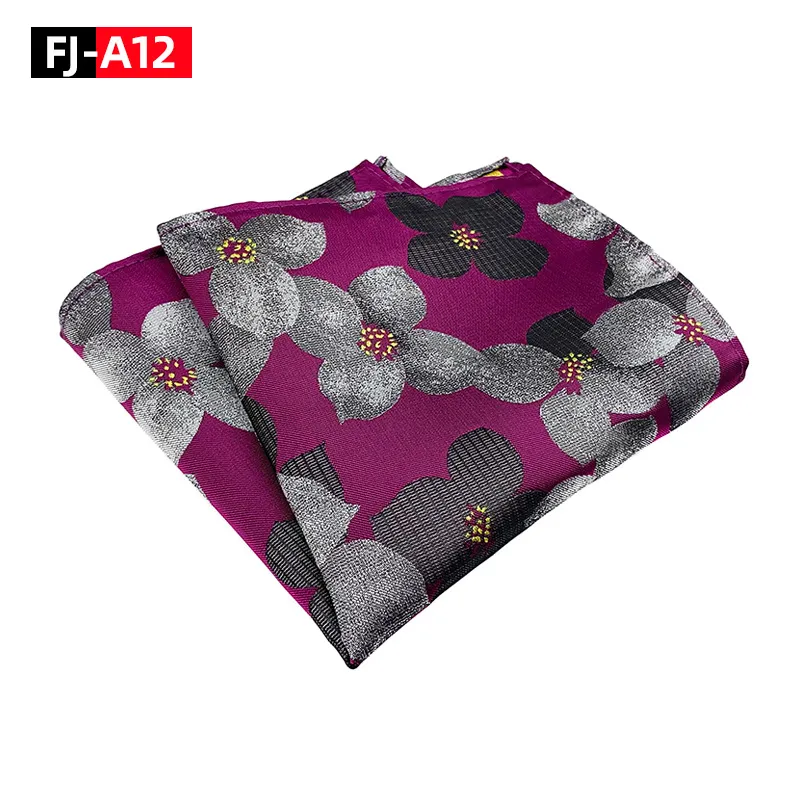 Neck Ties Fashionable Suit Men Paisley Tie Pattern Pocket Square Handkerchief Silk Hankies For Drop Delivery Fashion Accessories Otg21