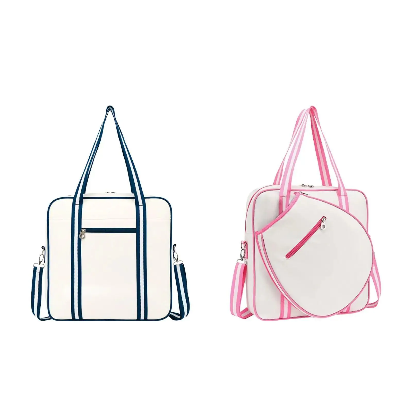 Bags Tennis Shoulder Bag Sports Handbag Versatile Stylish with Multi Pockets Anti Scratches for Pickleball Paddles, Badminton Racquet