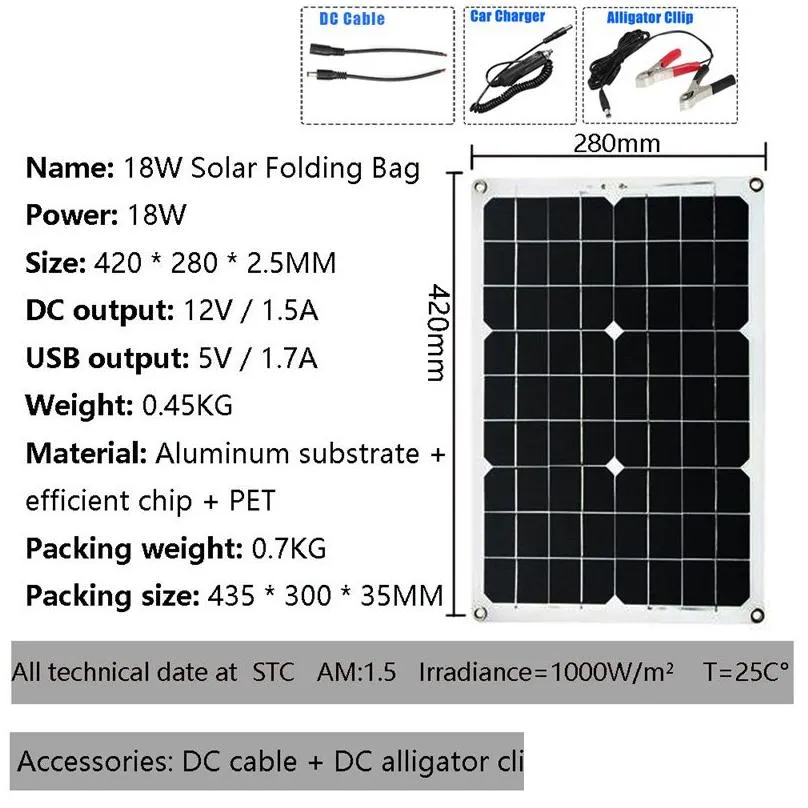 Solar Panels 110V220V Panel System 18V18W Panel30A Charge Controller4000W Modified Sine Wave Inverter Kit Power Generation Drop Deliv Dhwbr
