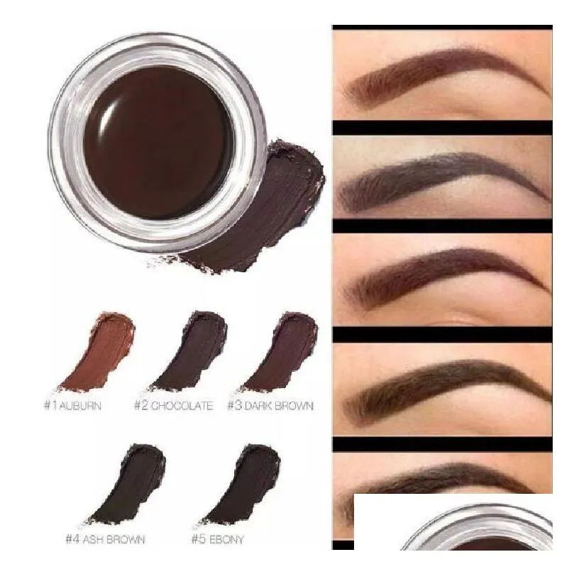 Eyebrow Pomade Eye brow Enhancers Makeup Eyebrow 11 Colors With Retail Package