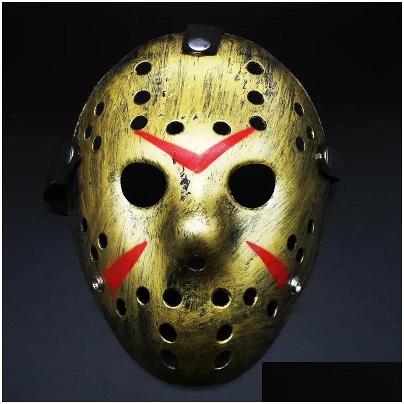 Party Masks Fl Face Masquerade Jason Cosplay Skl Vs Friday Horror Hockey Halloween Costume Scary Mask Festival Drop Delivery Home Gard Dhcpn