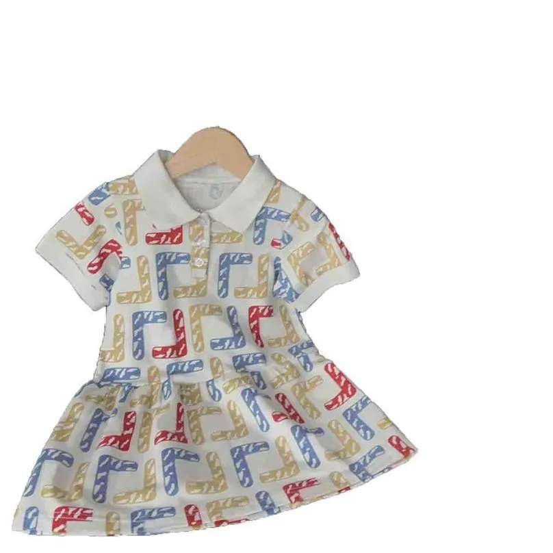 Clothing Sets Baby Girls Designer Dress Kids Luxury Skirt Childrens Classic Clothes Letter Dresses Drop Delivery Baby, Maternity Dhb2S