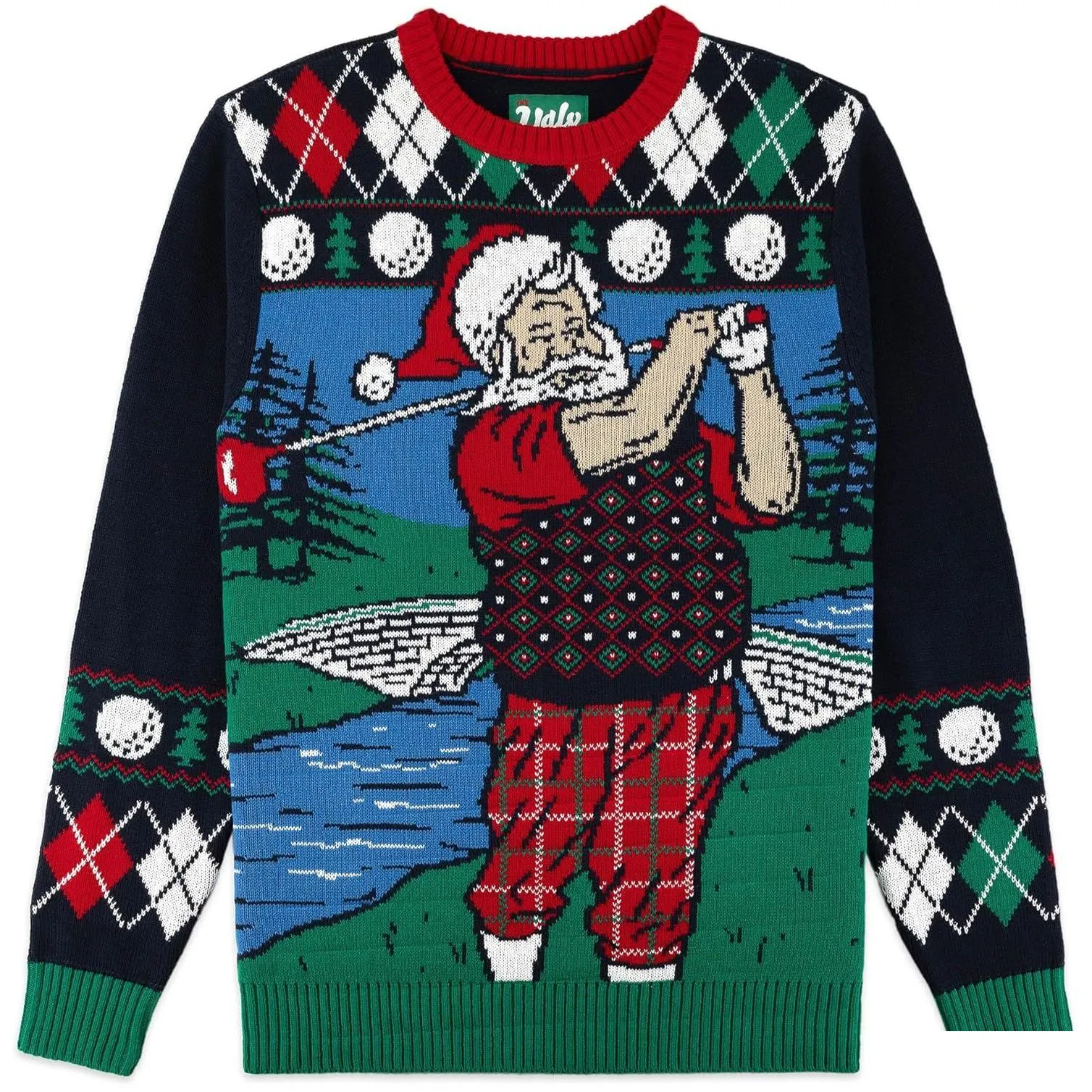 Men`S Sweaters The Ugly Sweater Co. Mens Sports Golf Christmas For Holiday Fun Design Snug Fit Breathable Crewneck Drop Delivery Appa Dhzcu