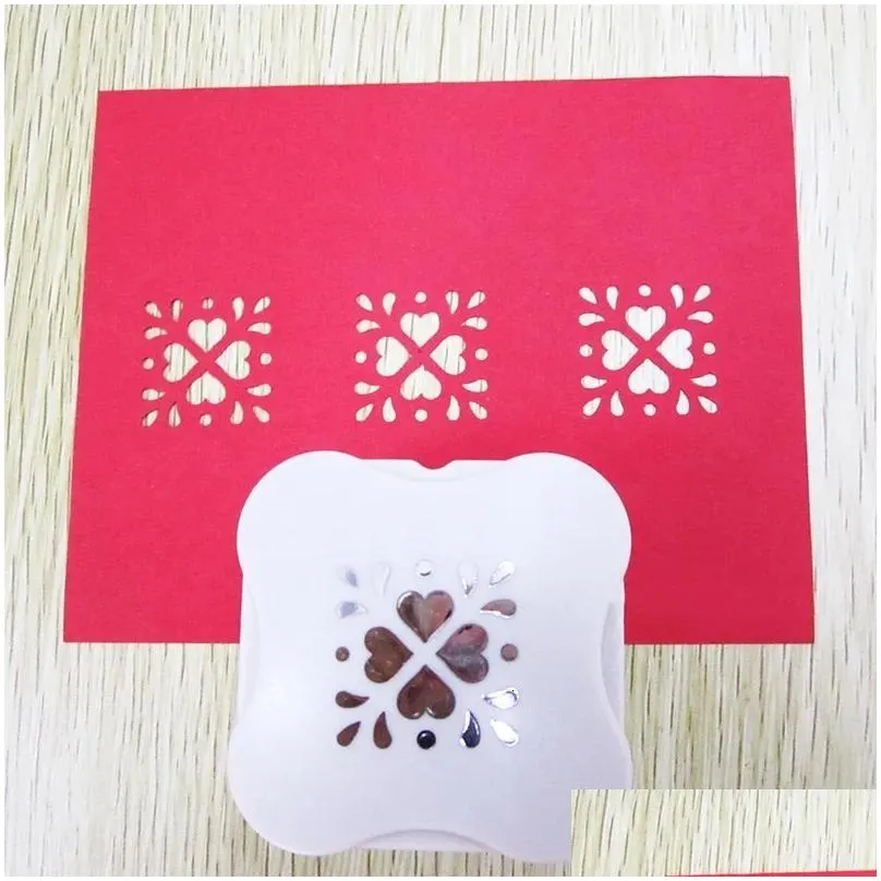 Clamp Wholesale Embossing Device Diy Handmade Papercut Greeting Card Scrapbook Hollow Border Pattern Magnet Printing Hine Childrens To Dhusp