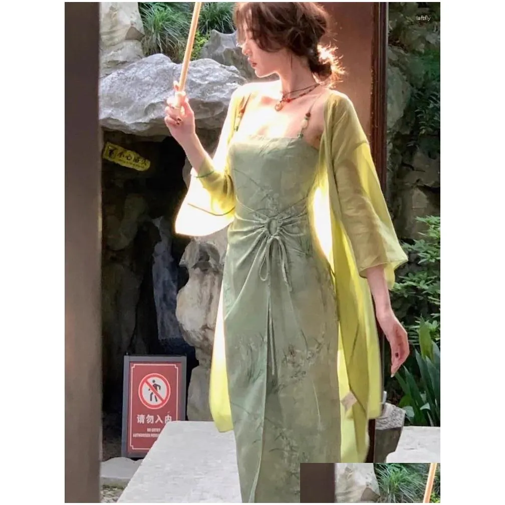 Casual Dresses Women Elegant Vintage Spaghetti Strap Midi Summer Birthday Evering Party Robe OL Backless Bandage Clothes