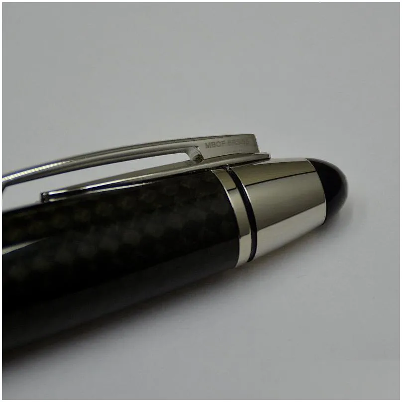 Ballpoint Pens Wholesale Top Luxury Jfk Pen Limited Edition John F. Kennedy Carbon Fiber Rollerball Fountain Writing Office School Sup Dh4Yp