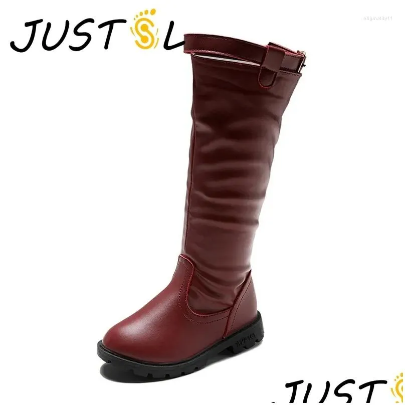 Boots Autumn Winter Children`s Flat With Fashion Keep Warm Girls Casual Kids Student Comfortable Size 27-37