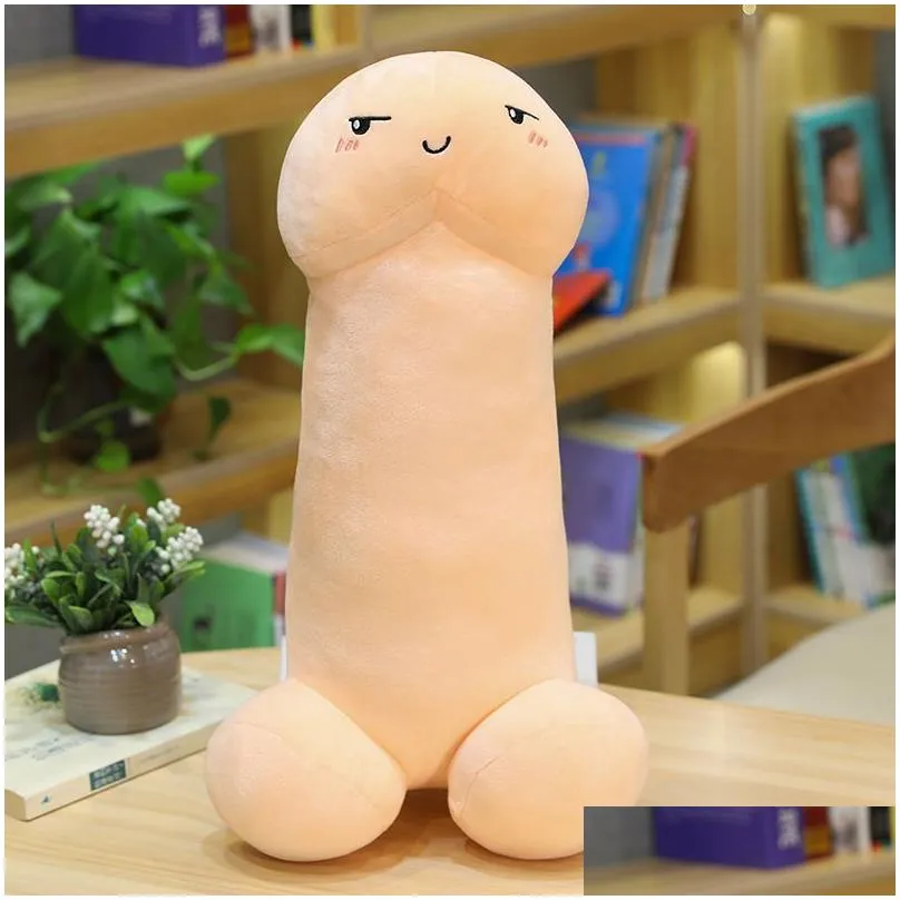 Stuffed & Plush Animals 30Cm Simation Y Funny P Toy Soft Dick Doll Real Pillow Cute Fun Gift Ups Or Drop Delivery Toys Gifts Dhwzb