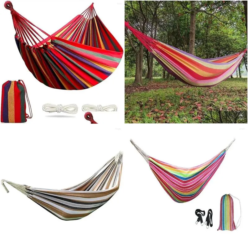 Camp Furniture Leisure Hammock Cotton Thickened Large Camping Tent Tied To The Tree Outdoor