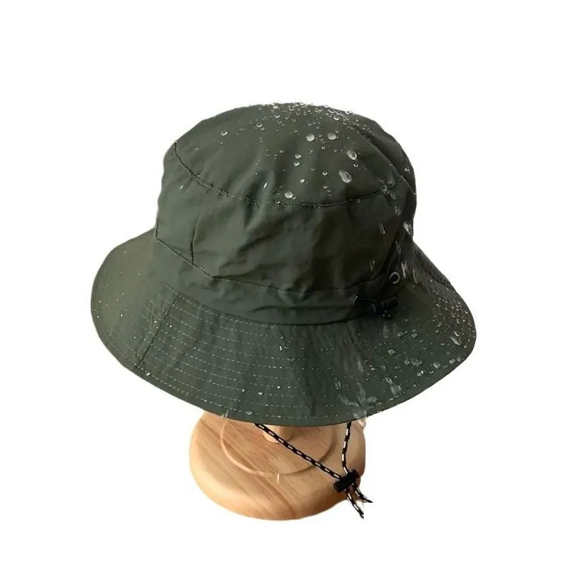 Fishing fisherman hat with foldable storage bag, lightweight and quick drying waterproof outdoor mountaineering hat