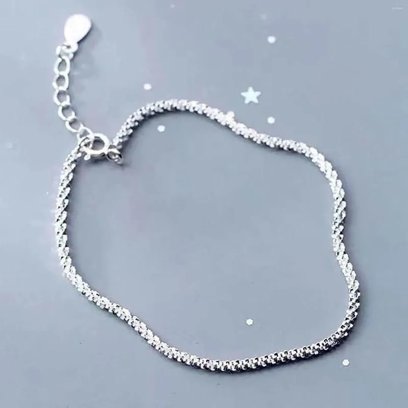 Anklets Mens Active Watch 5600e Mantian Star Plated 925 Silver Bracelet Female Japanese Korean Version Simple Small  Cauliflower
