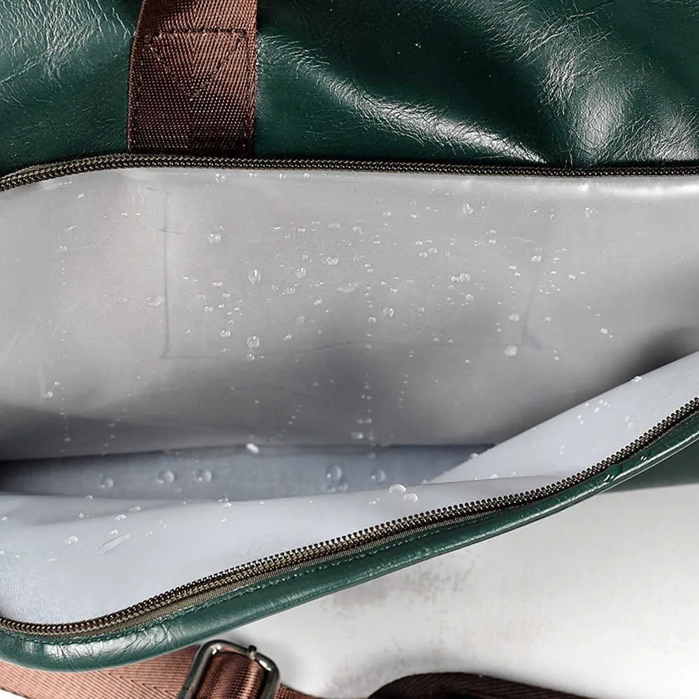 PU Gym Bag Backpack Fitness Bags Dry Wet Separation for Shoes Outdoor Shoulder Gymtas Tas Sac De Sport Mochila Sportbag X245A Q0705
