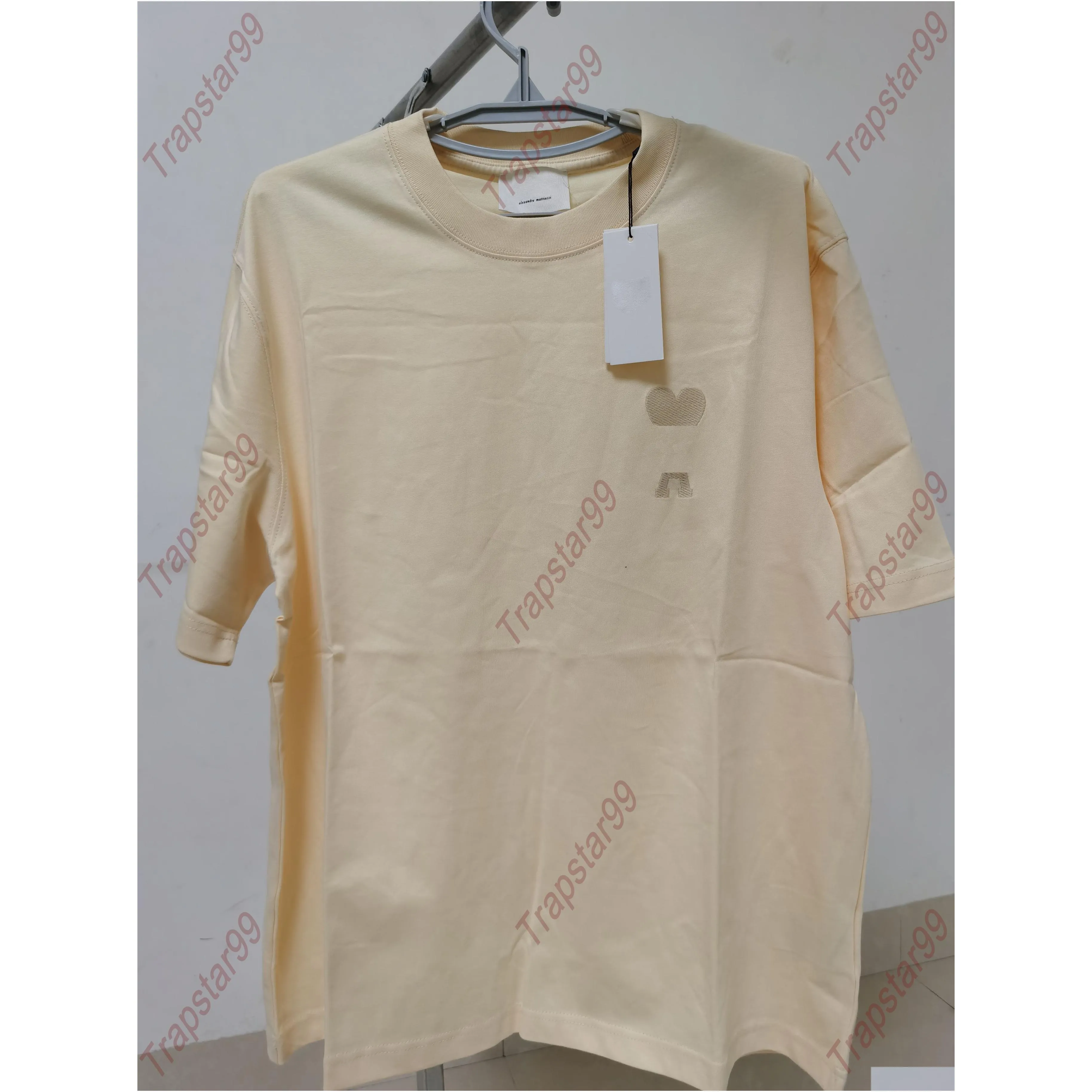 Amis Mens Womens Designer T Shirt Summer Tee Shirts Fashion Tops Luxurys brand Unisex style cotton Tshirt US Size S-XL
