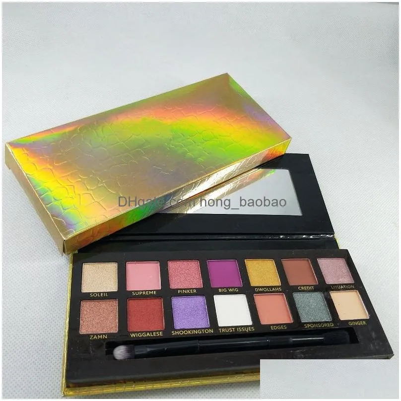 make up eye shadow palette brand eye shadow 14colors eyeshadow palette shimmer matte water-resistant