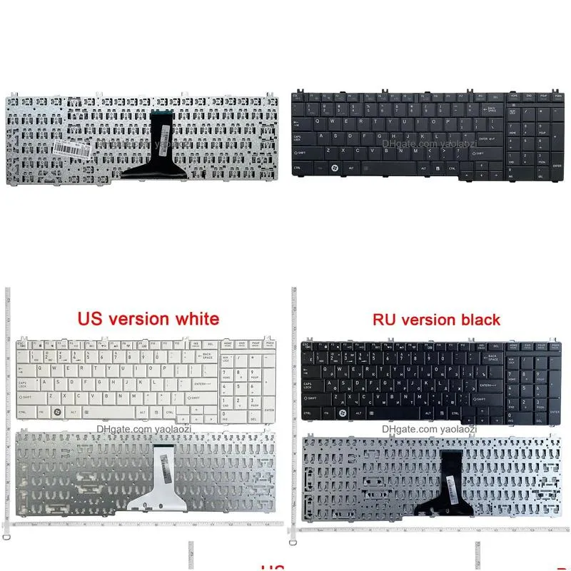 keyboards us/ru russian keyboard for toshiba for satellite c650 c655 c655d c660 c670 l675 l750 l755 l670 l650 l655 l670 l770 l775