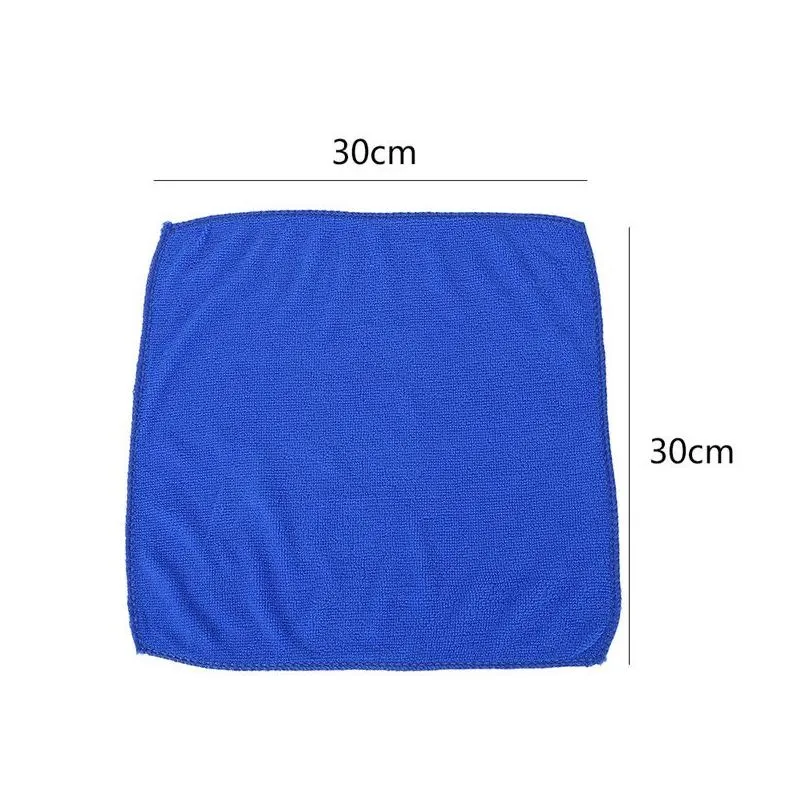 Towel 30X30Cm Car Microfibre Cleaning Natural Shammy Chamois Drying Washing Drop Delivery Home Garden Textiles Dhn3Q