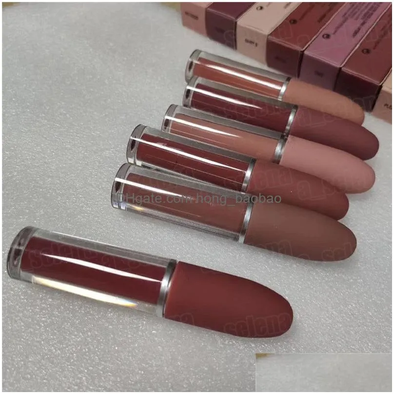 lip gloss matte liquid lipstick lipgloss makeup luster retro frost sexy lipsticks 4.5g 12 colors