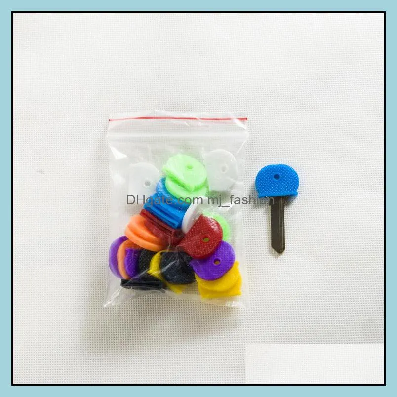 Keychains Soft Key Cap Er Topper Sile Rubber Sleeve Rings Identifier Identify Your Mti Colors Wholesale Drop Delivery Fashion Accesso Dhvlh