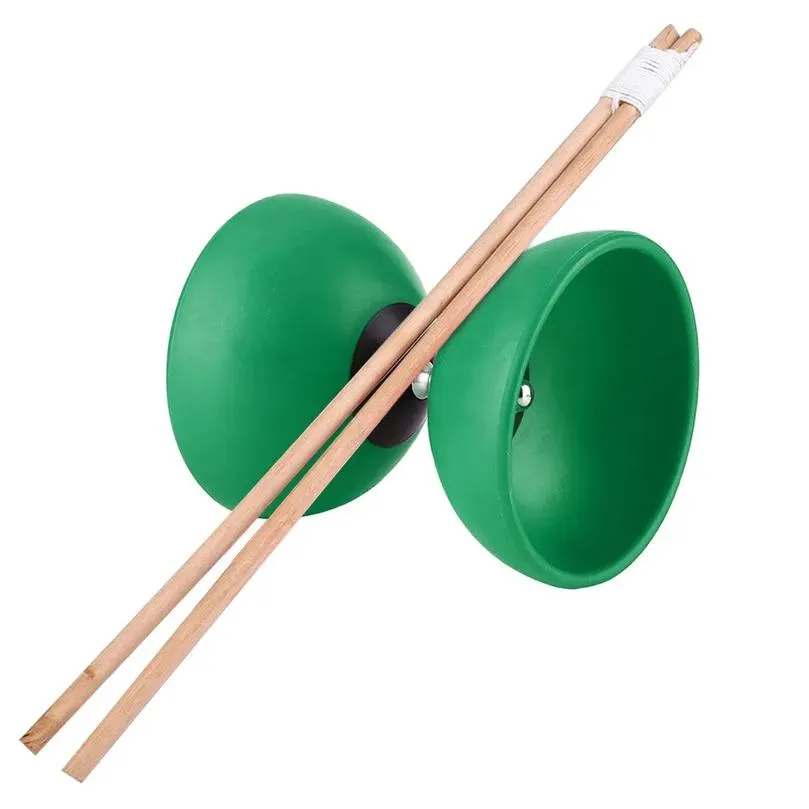 Chinese Yoyo Toy Games Professional Diabolo Bearing Chinese Yoyo Bearing Set Kongzhu Yo-Yo With Handsticks & String Juggling Toy
