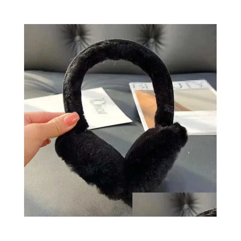 Ear Muff Winter Real Sheep Shearling Muffs Girls Ski Ers For Cute Bow Warmer Outdoor Fluffy Soft 230215 Drop Delivery Dhnmm