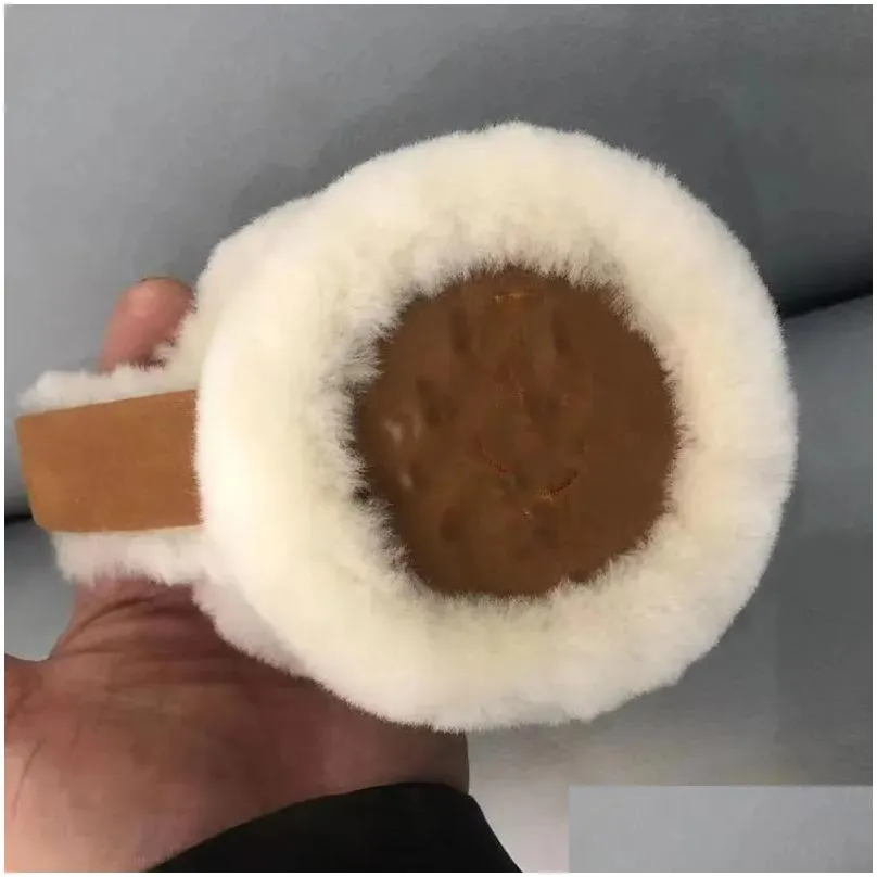 Designer Ear Muffs Classic Winter Earmuffs Female Rabbit Fleece Brand Fashion Warm P Drop Delivery Dhtir