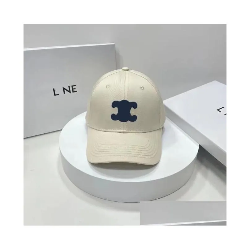 Luxury Designer Hat Embroidered Baseball Cap Female Summer Casual Casquette Hundred Take Sun Protection Drop Delivery Dhrnu