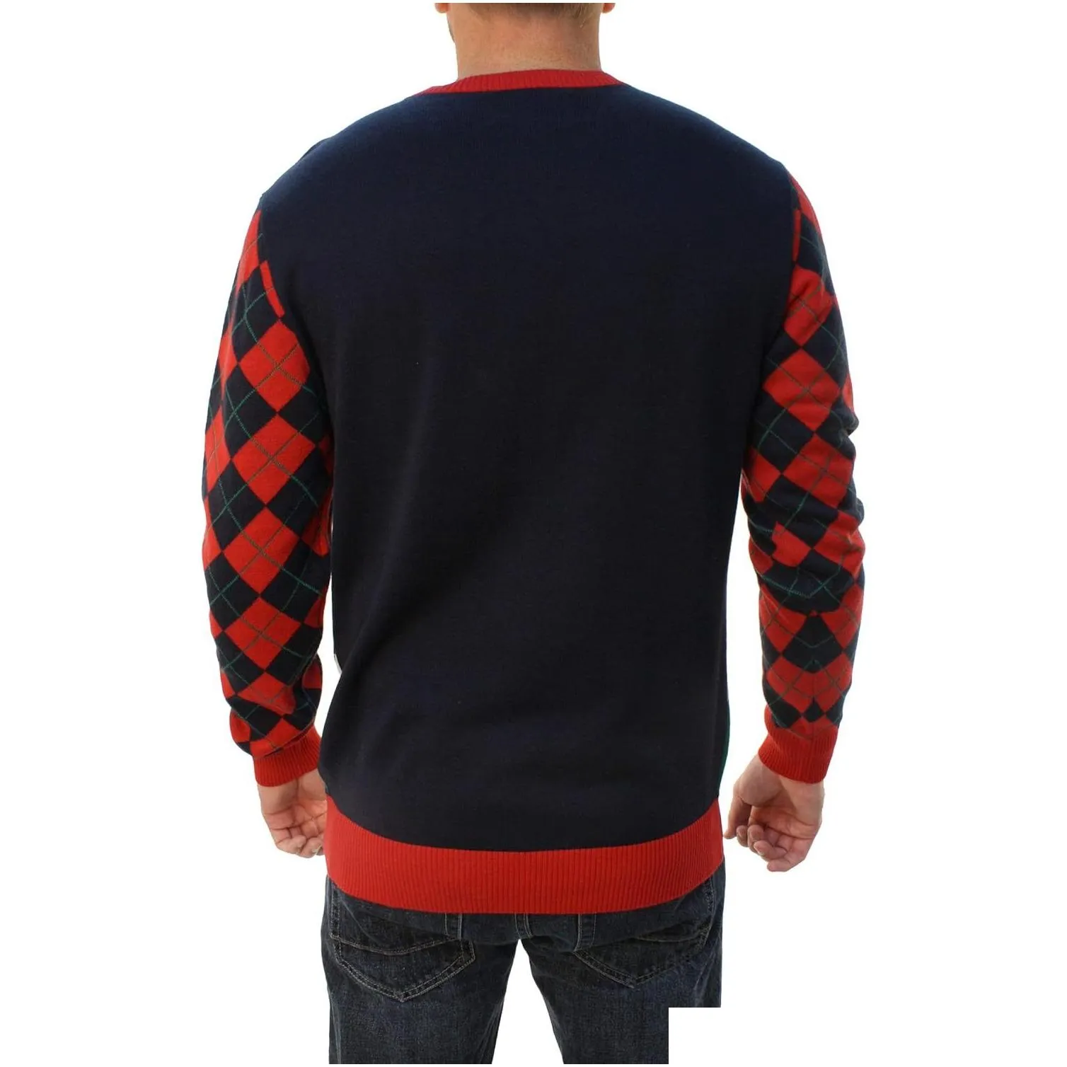 Men`S Sweaters The Ugly Sweater Co. Mens Sports Golf Christmas For Holiday Fun Design Snug Fit Breathable Crewneck Drop Delivery Appa Dhzcu