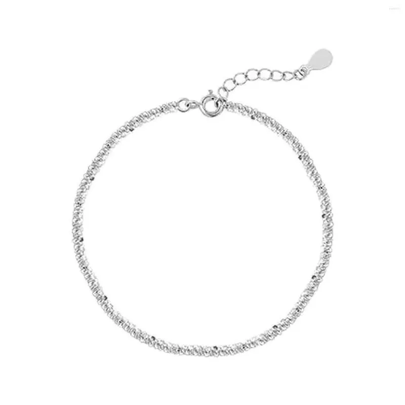 Anklets Mens Active Watch 5600e Mantian Star Plated 925 Silver Bracelet Female Japanese Korean Version Simple Small  Cauliflower