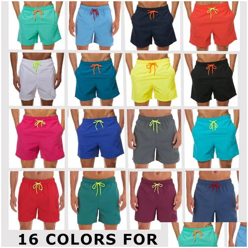 Men`S Swimwear Escatch Man Swim Shorts Trunks Beach Board Swimming Pants Swimsuits Mens Running Sports Surffing 220419 Drop Delivery Dh8Lp